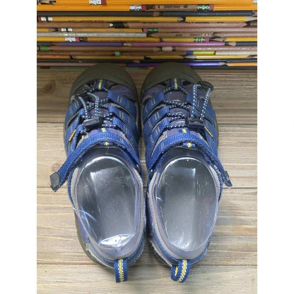 Keen Newport H2 Sandals Big Kids Youth Size 4‎ Blue Waterproof Sport Shoes Boys